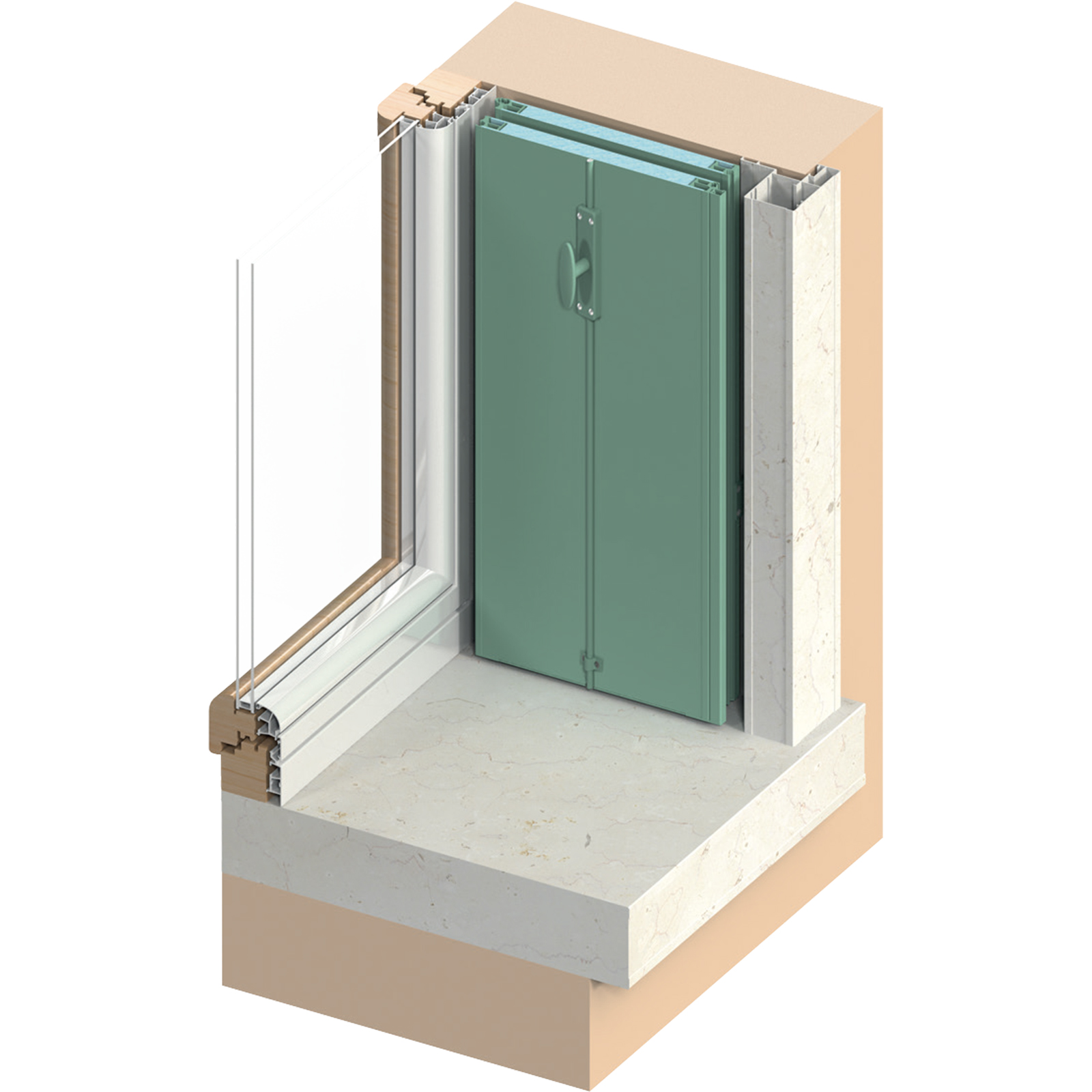 dettaglio oscurante persiana vicentina